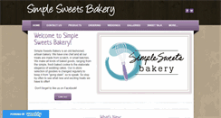 Desktop Screenshot of mysimplesweetsbakery.com